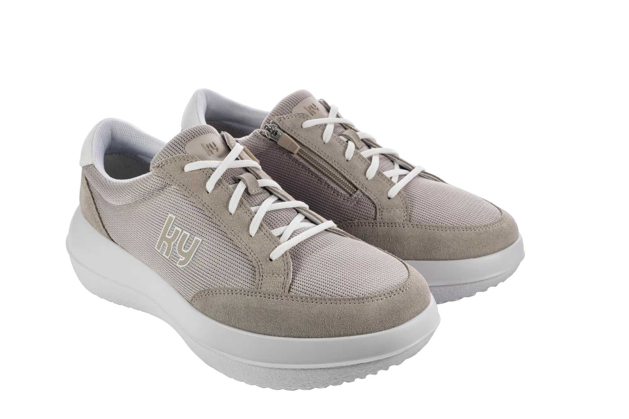 Flims grey-yellow shoe